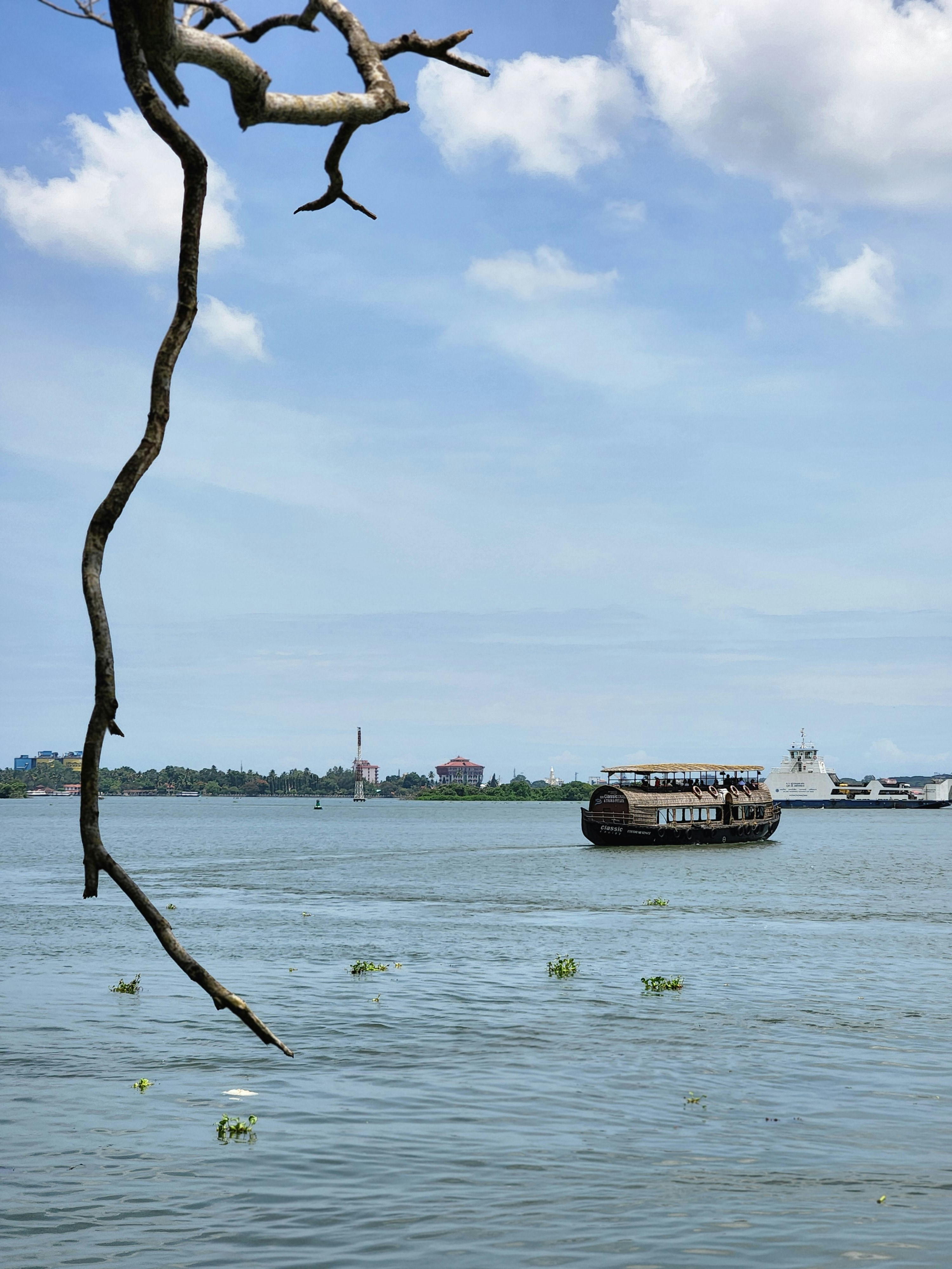 Peaceful Alleppey lagoon view